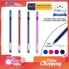 Bút Gel Bitex G04 – Ngòi 0.5mm Nét Thanh, Phù Hợp Rèn Chữ Đẹp