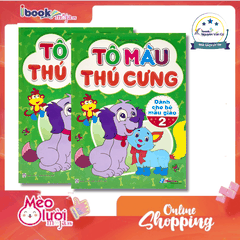 Bộ Sách Tô Màu Thú Cưng Cho Bé Mẫu Giáo – Sách Tô Màu Phát Triển Sáng Tạo