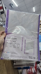 ELP TÚI SƠ MI A4 VIỀN MÀU TÍM