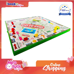 Cờ Tỷ Phú - Bàn Cờ Nhựa Lớn 42x42 cm (Sato038) Made in Việt Nam