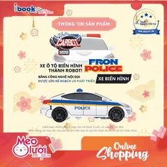 Đồ Chơi Lắp Ráp Xe Hơi Biến Hình HELLO CARBOT – Mini Fron Police - 005W