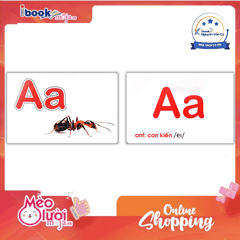 Flash Card Tiếng Anh -The English Alphabet (Bảng Chữ Cái Tiếng Anh) (Tái Bản 2023)