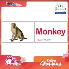 Flash Card Tiếng Anh - Wild Animals (Động Vật Hoang Dã) (Tái Bản 2023)