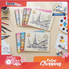 Tập Vẽ Mỹ Thuật Lò Xo A4 Tân Thuận Tiến 120 Trang 70gsm – Dành Cho Học Sinh, Sinh Viên