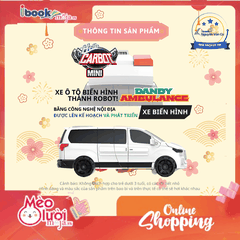 Đồ Chơi Lắp Ráp Xe Hơi Biến Hình HELLO CARBOT – Mini Dandy Ambulance - 014W