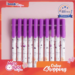 Bút Gel Xóa Được CLASSMATE Dinosaur GP01-DI (Tím) – Ngòi 0.5mm, Mực Đậm Không Lem