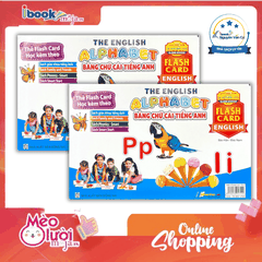 Flash Card Tiếng Anh -The English Alphabet (Bảng Chữ Cái Tiếng Anh) (Tái Bản 2023)