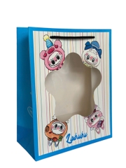 Túi Giấy Đựng Quà Bìa Kiếng Trong Suốt - Labubu