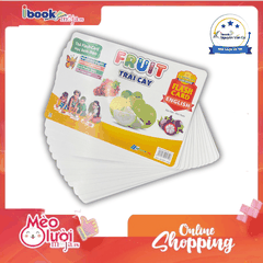 Flash Card Tiếng Anh - Fruit (Trái Cây) (Tái Bản 2023)
