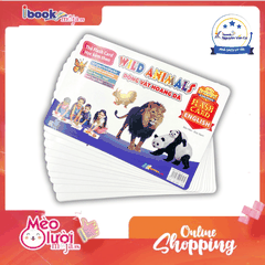 Flash Card Tiếng Anh - Wild Animals (Động Vật Hoang Dã) (Tái Bản 2023)