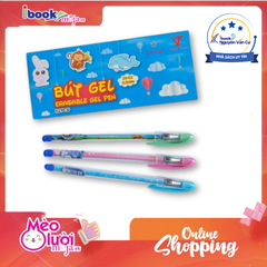 Bút Gel Xoá Được G STAR ER-02 0.5mm – Hộp 12 Cây, Mực Tím, Nét Chữ Thanh Mảnh