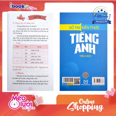 Sổ tay kiến thức tiếng anh tiểu học B45