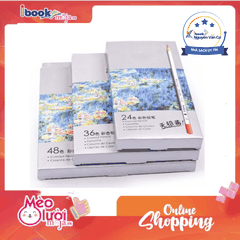 Bút Chì Màu Marco Raffine Hộp Giấy 12/36 Màu - Chì Khô Vẽ Tranh, Tô Màu Mịn Đẹp
