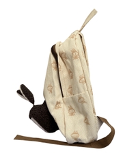 Balo vải kèm gấu labubu