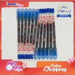 Hộp 12 Bút Nho Ttoru D.A P&T 0.4mm – Mực Đậm Không Lem (Xanh/Đỏ/Tím/Đen)