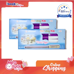 Bút Lông Kim Bến Nghé Tuổi Ngọc F-05 Mực Tím – Viết Êm, Nét Đẹp