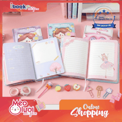 Sổ Tay Học Sinh Depai Bìa Da Hoạt Hình 3D – Sổ Nhật Ký, Planner Cute Dành Cho Bé (Ngẫu Nhiên)