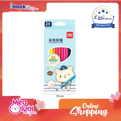 Bộ Bút Chì Màu DELI - Chì Màu Học Sinh Màu Đậm, Mịn, Khó Gãy