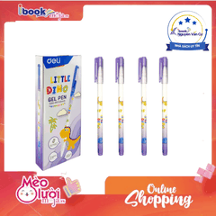 Bút Gel Deli EG30 0.5mm – Bút Viết Học Sinh Hình Khủng Long Cute