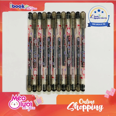 Hộp 12 Bút Nho Ttoru D.A P&T 0.4mm – Mực Đậm Không Lem (Xanh/Đỏ/Tím/Đen)