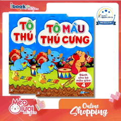 Bộ Sách Tô Màu Thú Cưng Cho Bé Mẫu Giáo – Sách Tô Màu Phát Triển Sáng Tạo