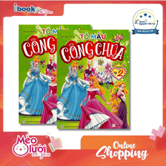 Bộ Sách Tô Màu Công Chúa – Sách Tô Màu Cho Bé Gái, Phát Triển Sáng Tạo