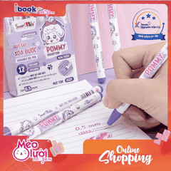 Bút Gel Xóa Được SmartKids EG01 Mực Tím – Viết Mượt, Không Lem, Xoá Dễ