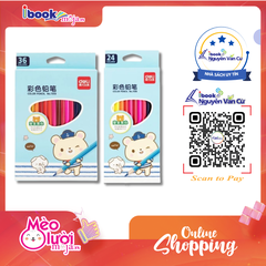 Bộ Bút Chì Màu DELI - Chì Màu Học Sinh Màu Đậm, Mịn, Khó Gãy