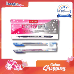 Bút Gel D.A P&T Gstar Pretty Gel 0.4mm Mực Tím – Viết Êm, Nét Đẹp