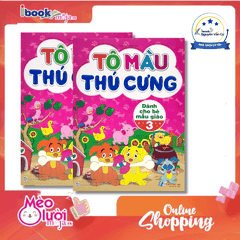 Bộ Sách Tô Màu Thú Cưng Cho Bé Mẫu Giáo – Sách Tô Màu Phát Triển Sáng Tạo