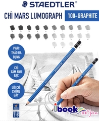 Bút chì mỹ thuật STAEDTLER Mars® Lumograph® 100 - Chuyên dùng cho vẽ phác thảo & ký hoạ chuyên nghiệp