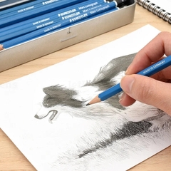 Bút chì mỹ thuật STAEDTLER Mars® Lumograph® 100 - Chuyên dùng cho vẽ phác thảo & ký hoạ chuyên nghiệp