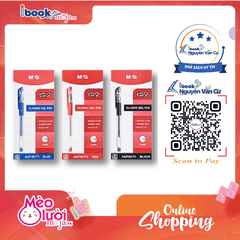 Bút Gel M&G AGP30173 0.5mm Màu Xanh/Đỏ/Đen – Bút Nước Viết Êm Không Lem