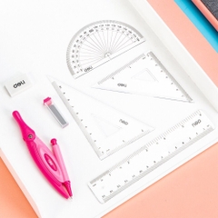 BỘ EKE, COMPA DELI G303 04 (COMPA CHÌ KIM BẤM)