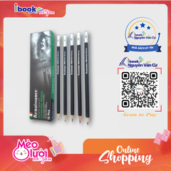 Bút Chì Renaissance Vẽ Chuyên Nghiệp, Viết Chì Chuốt 2B, 3B, 4B, 5B, 6B