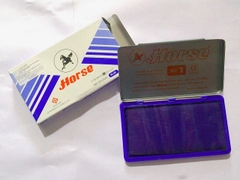 HỘP DẤU KIM LOẠI HORSE (STAMP PAD) - 3 MÀU XANH, ĐỎ, ĐEN NHIỀU KÍCH THƯỚC