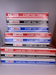 HỘP DẤU KIM LOẠI HORSE (STAMP PAD) - 3 MÀU XANH, ĐỎ, ĐEN NHIỀU KÍCH THƯỚC