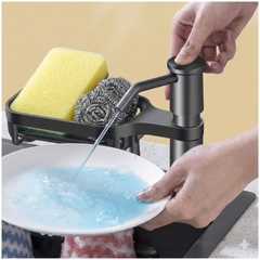 Bộ Vòi Bơm Nước Rửa Chén Gắn Chậu Tích Hợp Khay & Dây Dẫn Nối Dài – Giải Pháp Tối Ưu Không Gian Bếp