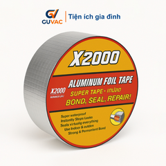 Băng Keo Chống Thấm X2000 - Keo Butyl Siêu Dính Chống Thấm Cách Nhiệt Aluminum