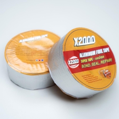 Băng Keo Chống Thấm X2000 - Keo Butyl Siêu Dính Chống Thấm, Cách Nhiệt Aluminum