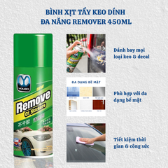 Bình Xịt Tẩy Keo Dính Đa Năng Remove Of Sticker 450ml