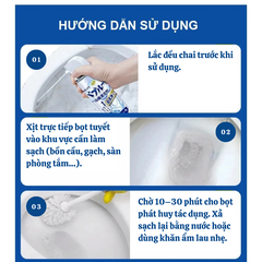 Chai Xịt Bọt Tuyết Vệ Sinh Nhà Tắm, Toilet