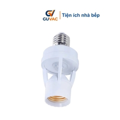 Đui Đèn Cảm Ứng Hồng Ngoại E27 – Tự Động Bật Tắt, Tiết Kiệm Điện