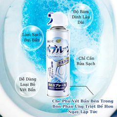 Chai Xịt Bọt Tuyết Vệ Sinh Nhà Tắm, Toilet