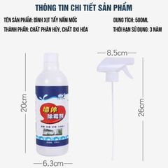 Chai Xịt Làm Sạch Nấm Mốc Đa Năng LKB 500 ml