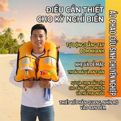 Áo Phao Cứu Sinh Tự Động Bơm Hơi | Cứu Sinh Cho Hoạt Động Dưới Nước