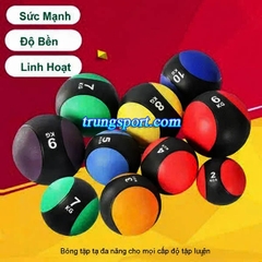 Bóng Tạ Cao Su Medicine Ball Cao Cấp - Đủ Kích Thước Từ 1kg Đến 10kg