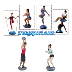 Bóng Bosu Lớn Đường Kính 58cm - Dụng Cụ Tập Thăng Bằng Chuyên Nghiệp