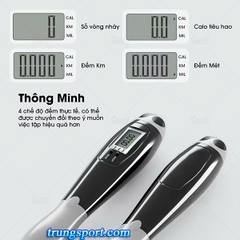 Dây Nhảy Đếm Số Điện Tử Không Dây | Dây Nhảy Cardio Thông Minh