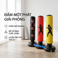 Bao Cát Đứng Lật Đật Bơm Hơi | Bao Cát Boxing Tự Đứng Cho Gia Đình